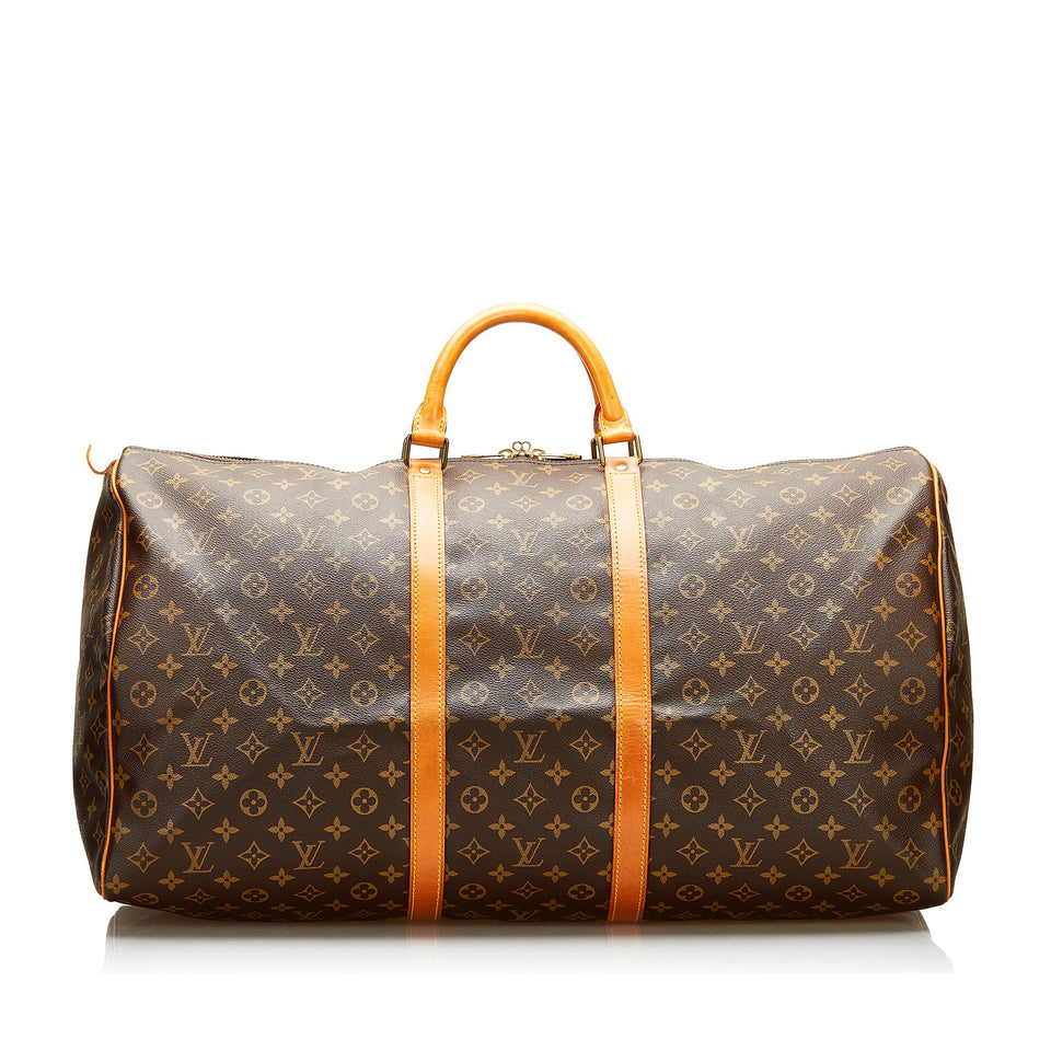 Louis Vuitton Monogram Keepall 60 (SHG-35909)