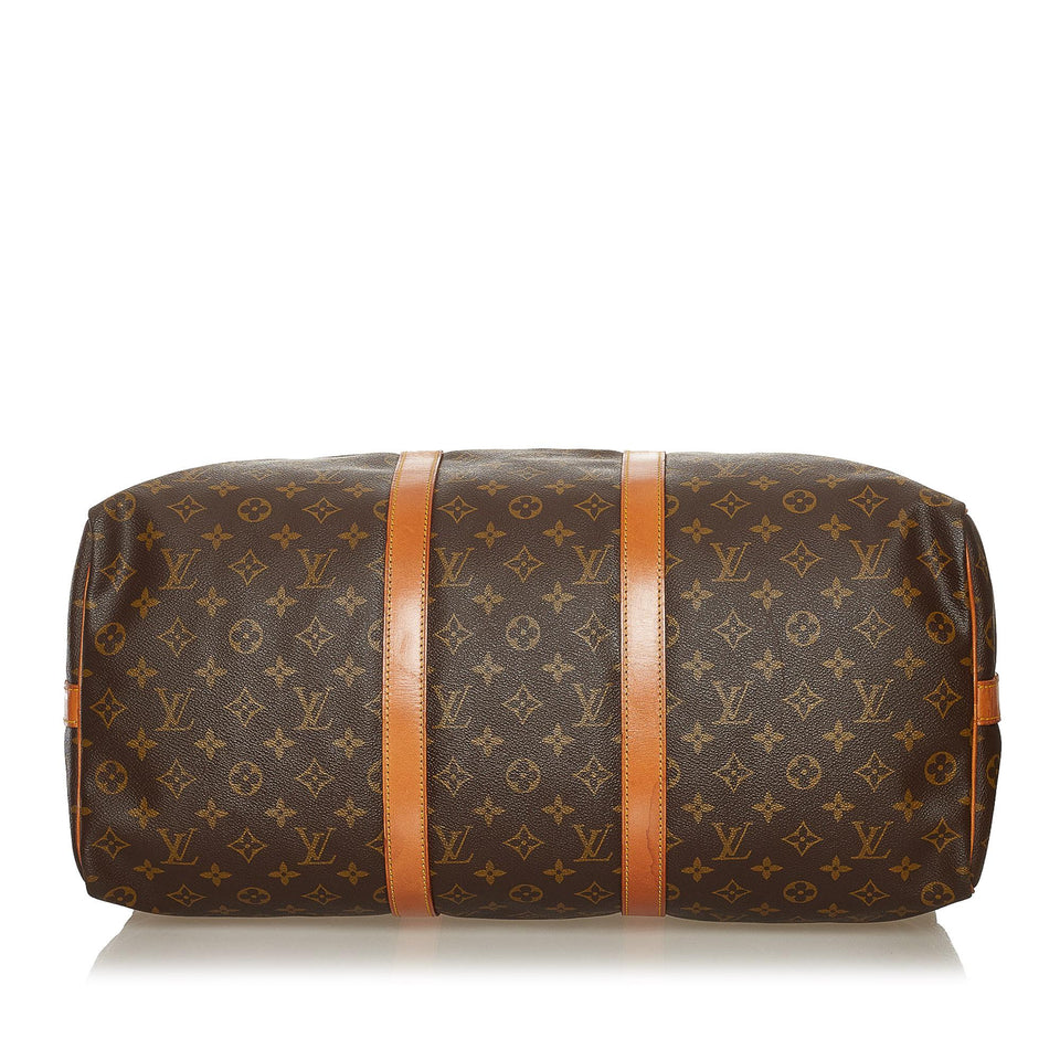 Louis Vuitton Monogram Keepall Bandouliere 50 (SHG-34411)
