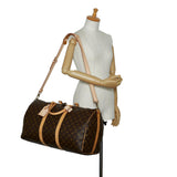 Louis Vuitton Monogram Keepall Bandouliere 50 (SHG-cg46wb)