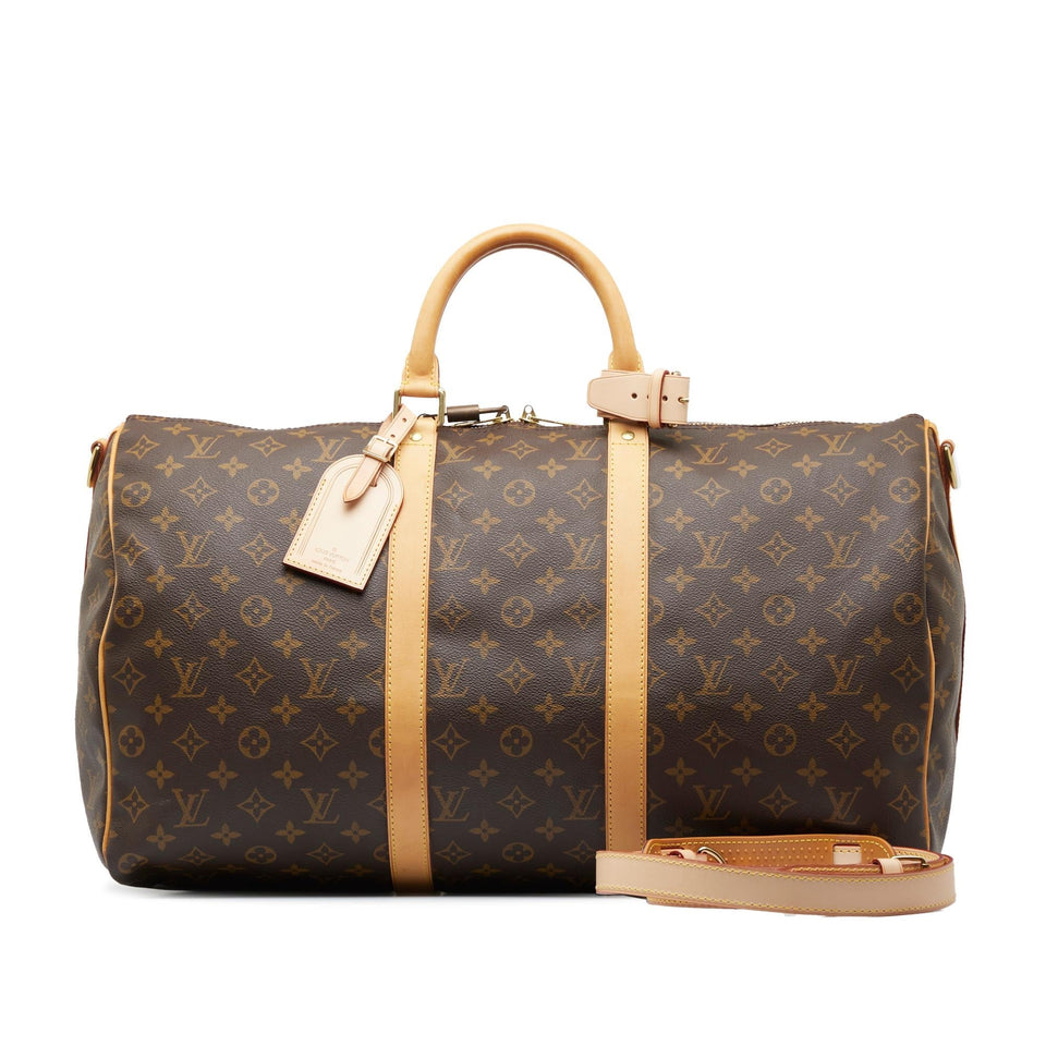 Louis Vuitton Monogram Keepall Bandouliere 50 (SHG-cg46wb)