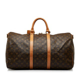 Louis Vuitton Monogram Keepall Bandouliere 50 (SHG-ZVMjvJ)