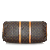 Louis Vuitton Monogram Keepall Bandouliere 55 (SHG-35836)