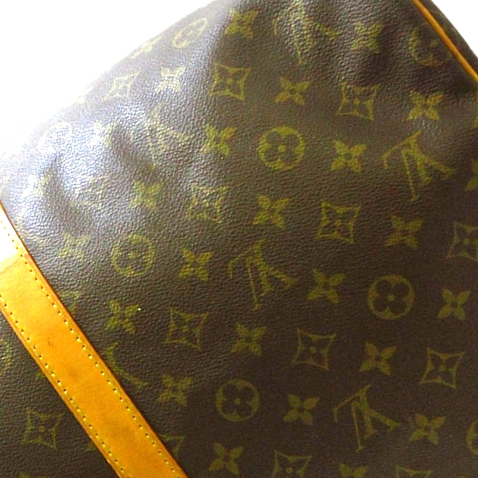 Louis Vuitton Monogram Keepall Bandouliere 55 (SHG-36013)
