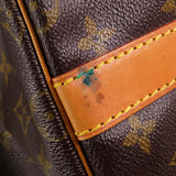 Louis Vuitton Monogram Keepall Bandouliere 55 (SHG-36358)