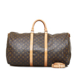Louis Vuitton Monogram Keepall Bandouliere 55 (SHG-SAmJct)