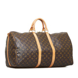 Louis Vuitton Monogram Keepall Bandouliere 55 (SHG-SAmJct)