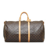 Louis Vuitton Monogram Keepall Bandouliere 55 (SHG-y4mnYh)