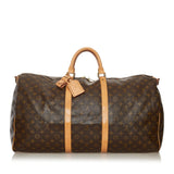 Louis Vuitton Monogram Keepall Bandouliere 60 (SHG-34520)