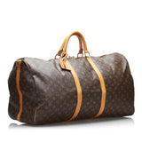 Louis Vuitton Monogram Keepall Bandouliere 60 (SHG-cEHalE)