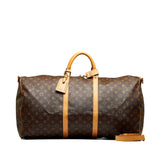 Louis Vuitton Monogram Keepall Bandouliere 60 (SHG-w8NTCI)