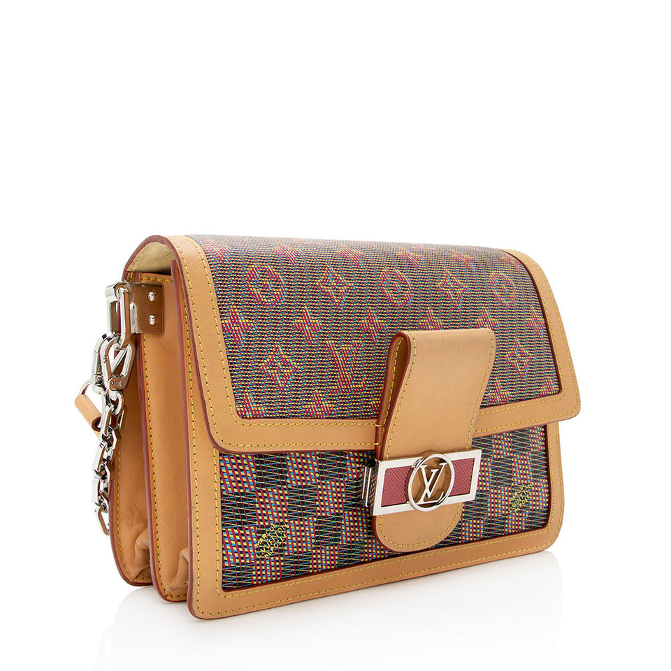 Louis Vuitton Monogram Leather Dauphine Pop MM Shoulder Bag (SHF-21954)