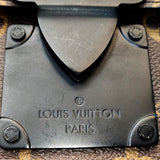 Louis Vuitton Monogram Macassar S Lock A4 Pouch (SHG-7uwojo)