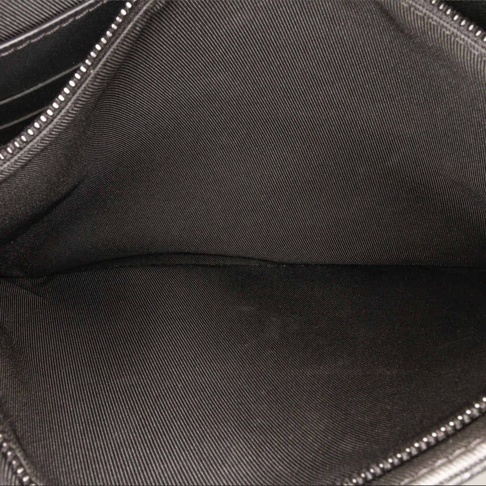 Louis Vuitton Monogram Macassar S Lock A4 Pouch (SHG-7uwojo)