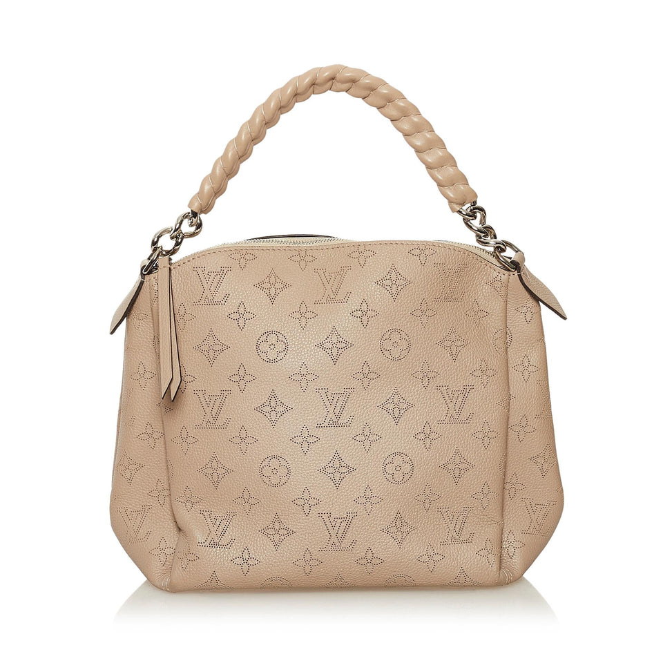 Louis Vuitton Monogram Mahina Babylone Chain BB (SHG-35074)