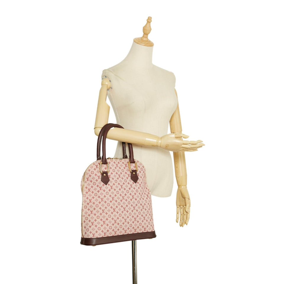 Louis Vuitton Monogram Mini Lin Alma Haut (SHG-37129)
