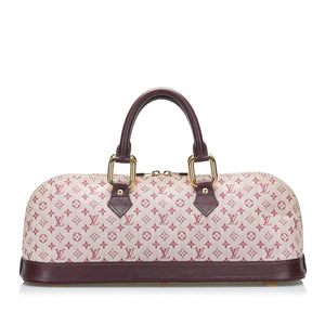 Louis Vuitton Monogram Mini Lin Alma Horizontal (SHG-37247)