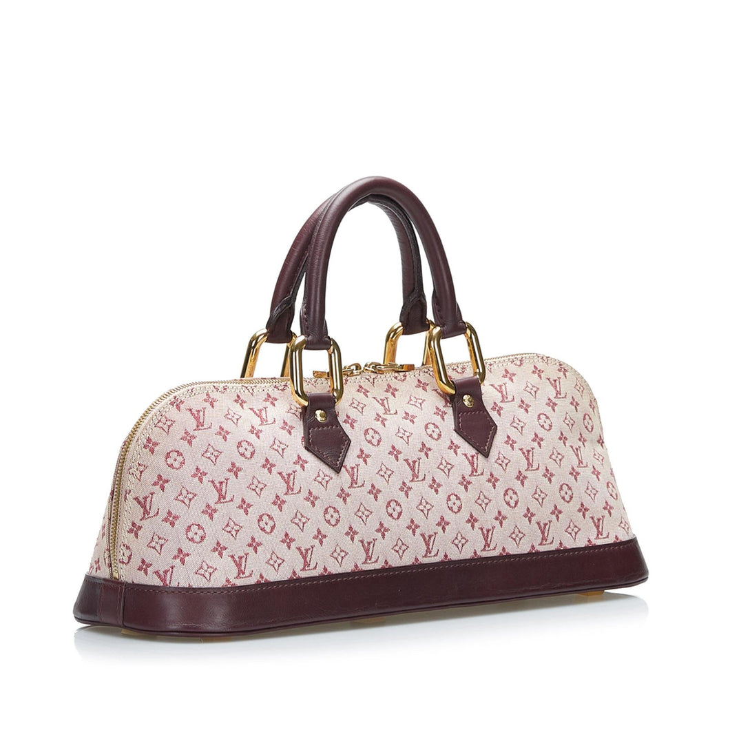 Louis Vuitton Monogram Mini Lin Alma Horizontal (SHG-37247)
