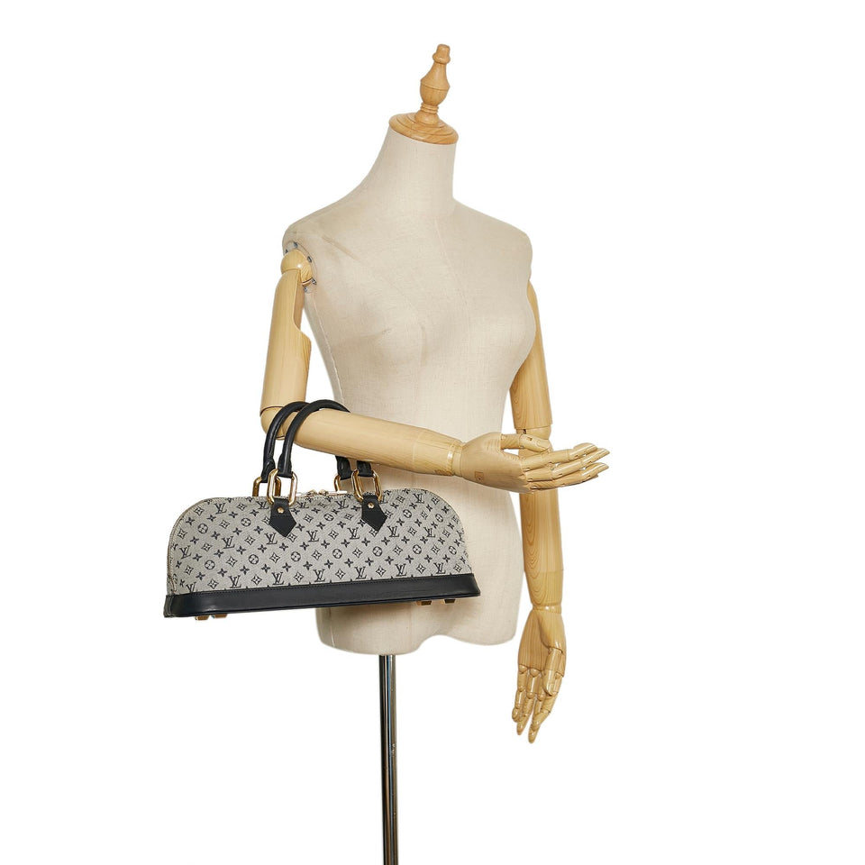 Louis Vuitton Monogram Mini Lin Alma Horizontal (SHG-aMGXak)