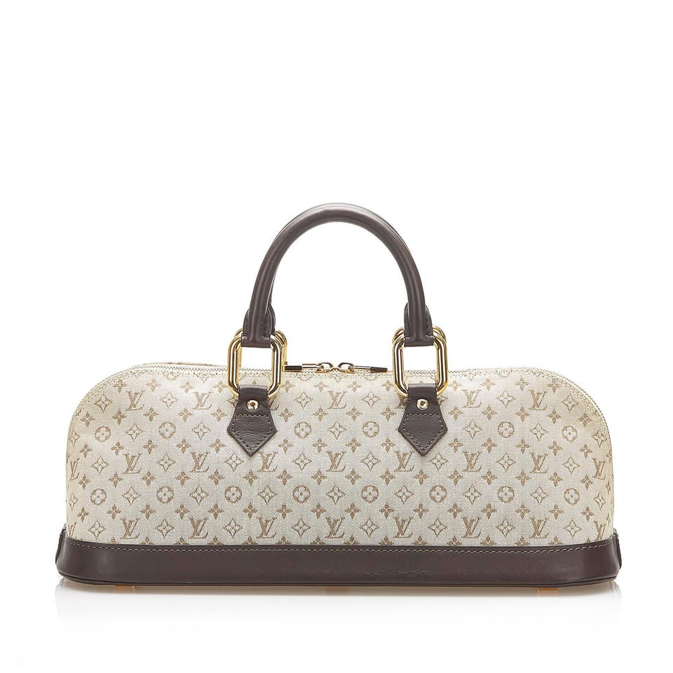 Louis Vuitton Monogram Mini Lin Alma Long Handbag (SHG-16564)