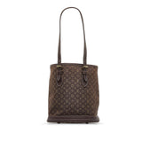 Louis Vuitton Monogram Mini Lin Bucket PM (SHG-hyXxlH)