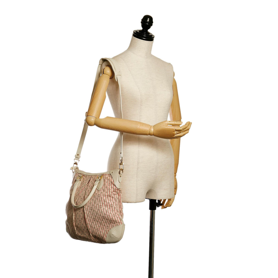 Louis Vuitton Monogram Mini Lin Croisette Marina PM (SHG-33303)