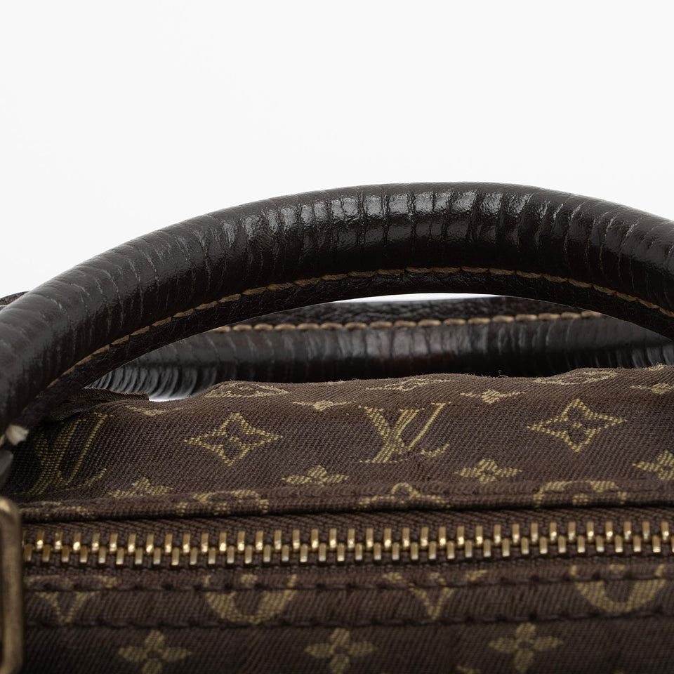 Louis Vuitton Monogram Mini Lin Speedy 30 Satchel (SHF-XD8FwF)