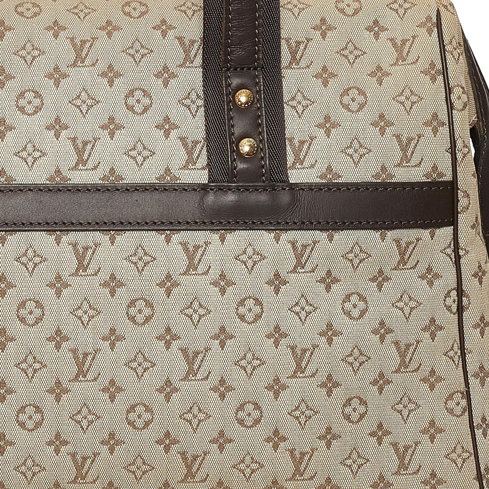 Louis Vuitton Monogram Mini Lin Josephine GM (SHG-33412)