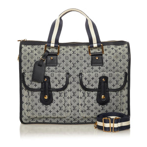 Louis Vuitton Monogram Mini Lin Sac Mary Kate 48H (SHG-34986)