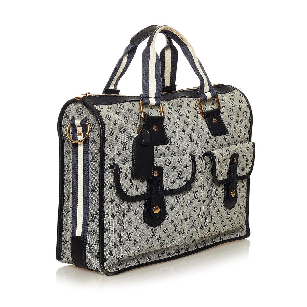 Louis Vuitton Monogram Mini Lin Sac Mary Kate 48H (SHG-34986)
