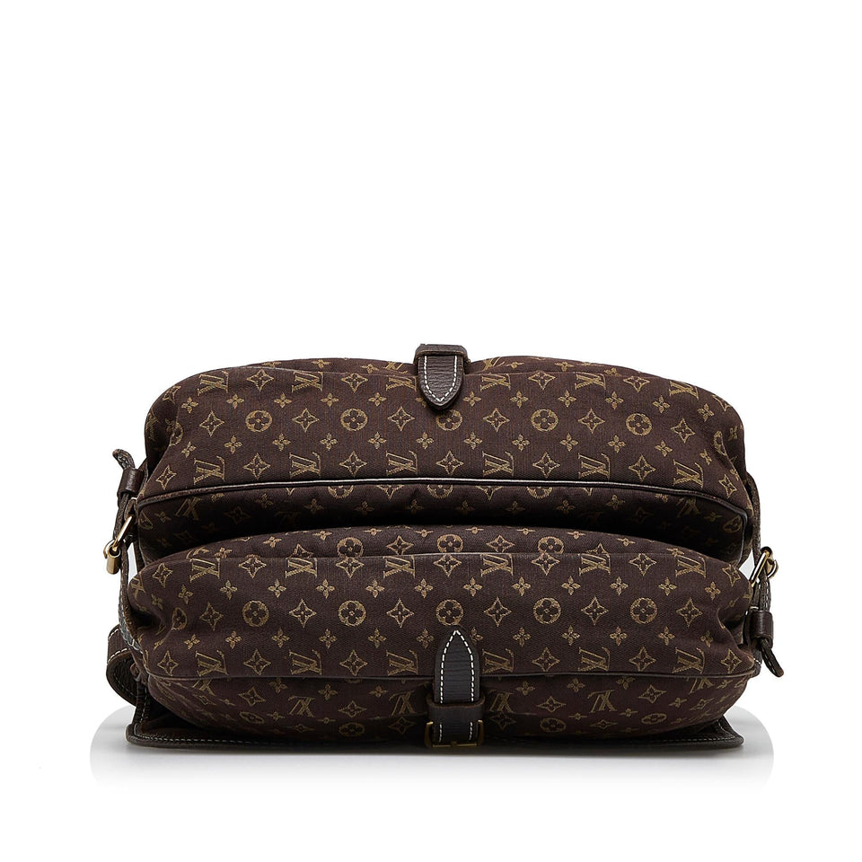 Louis Vuitton Monogram Mini Lin Saumur (SHG-WCcvvk)