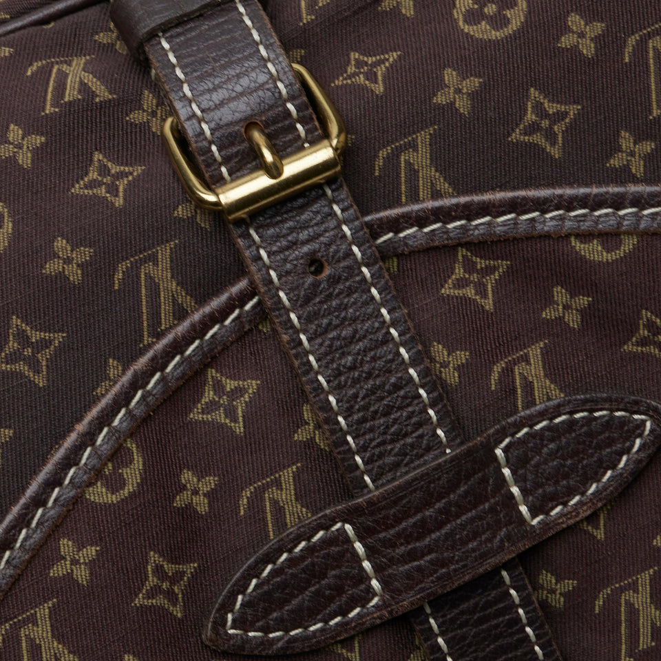 Louis Vuitton Monogram Mini Lin Saumur (SHG-WCcvvk)