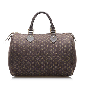 Louis Vuitton Monogram Mini Lin Speedy 30 (SHG-bRIVu5)