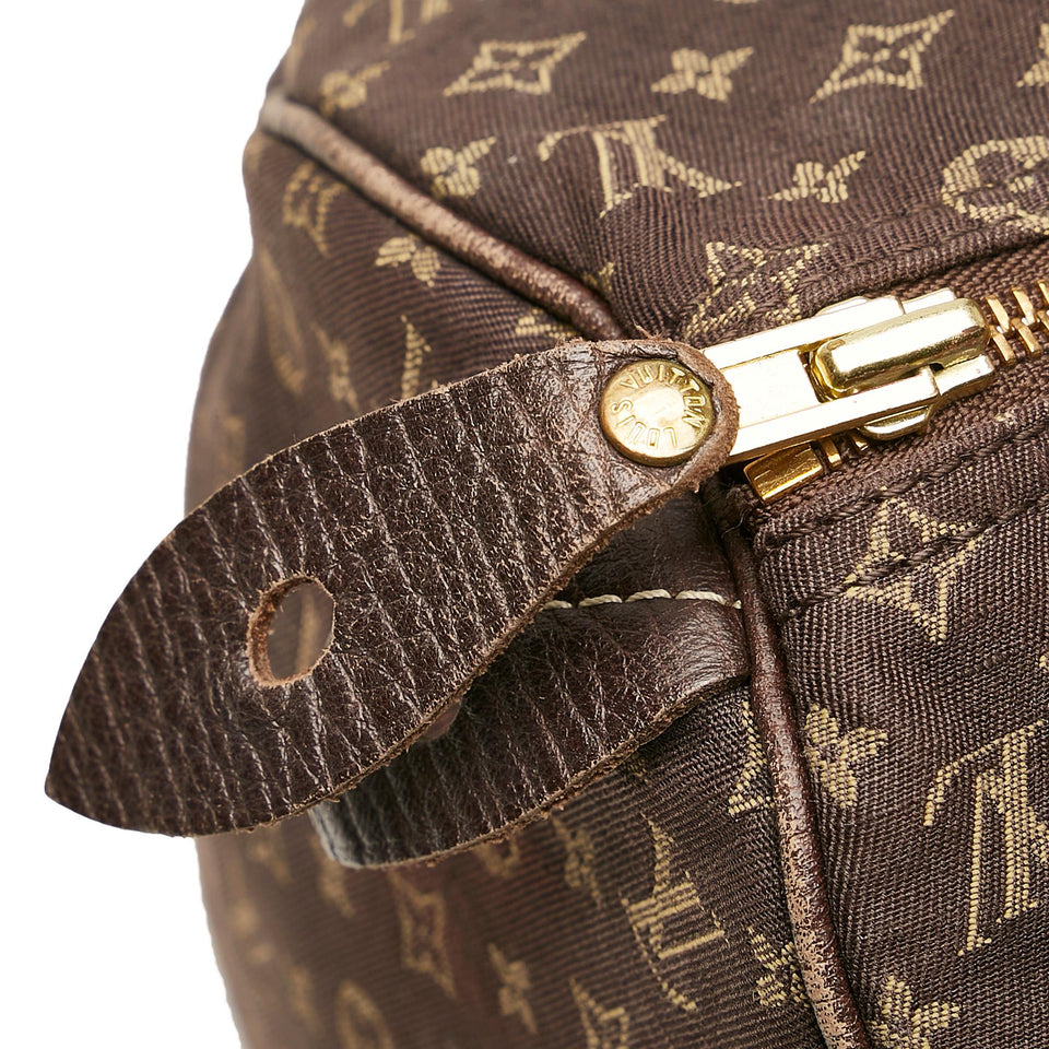 Louis Vuitton Monogram Mini Lin Speedy 30 (SHG-bRIVu5)