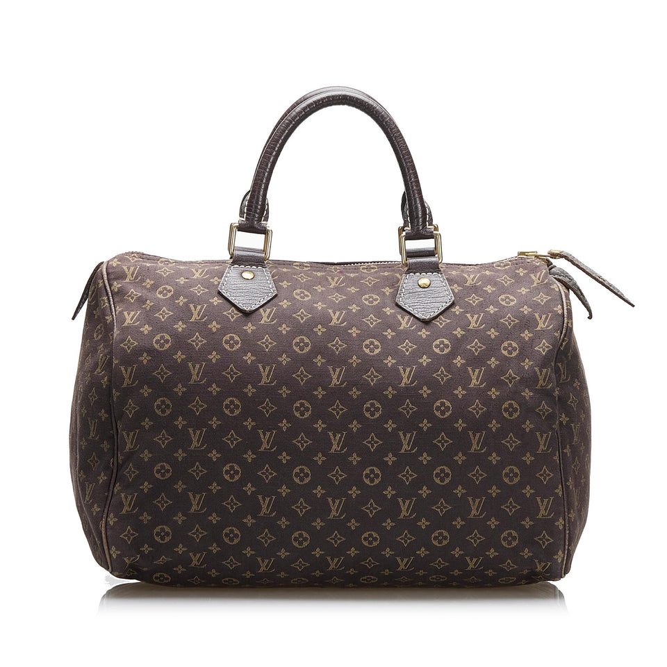 Louis Vuitton Monogram Mini Lin Speedy 30 (SHG-bRIVu5)