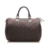 Louis Vuitton Monogram Mini Lin Speedy 30 (SHG-bRIVu5)