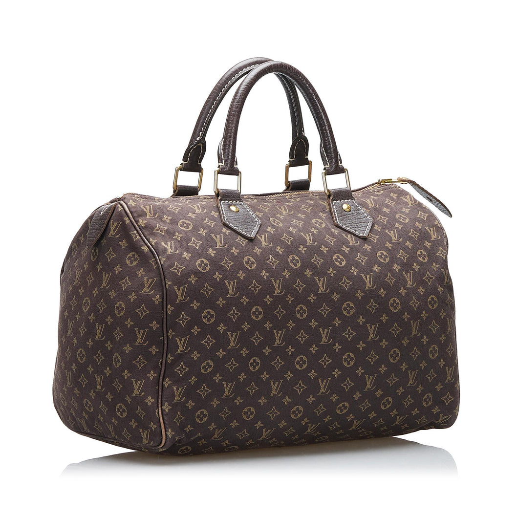 Louis Vuitton Monogram Mini Lin Speedy 30 (SHG-bRIVu5)