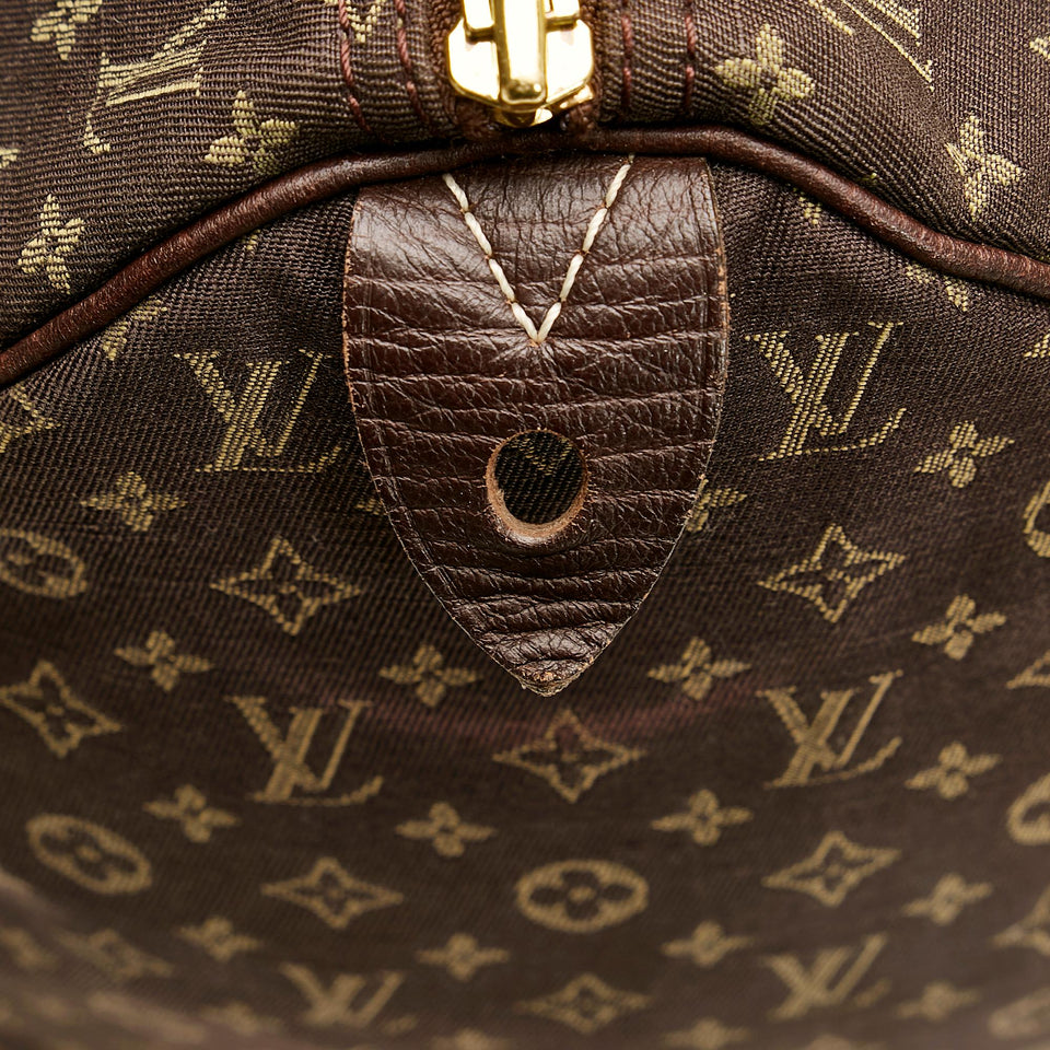 Louis Vuitton Monogram Mini Lin Speedy 30 (SHG-CDWbuK)