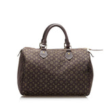 Louis Vuitton Monogram Mini Lin Speedy 30 (SHG-CDWbuK)