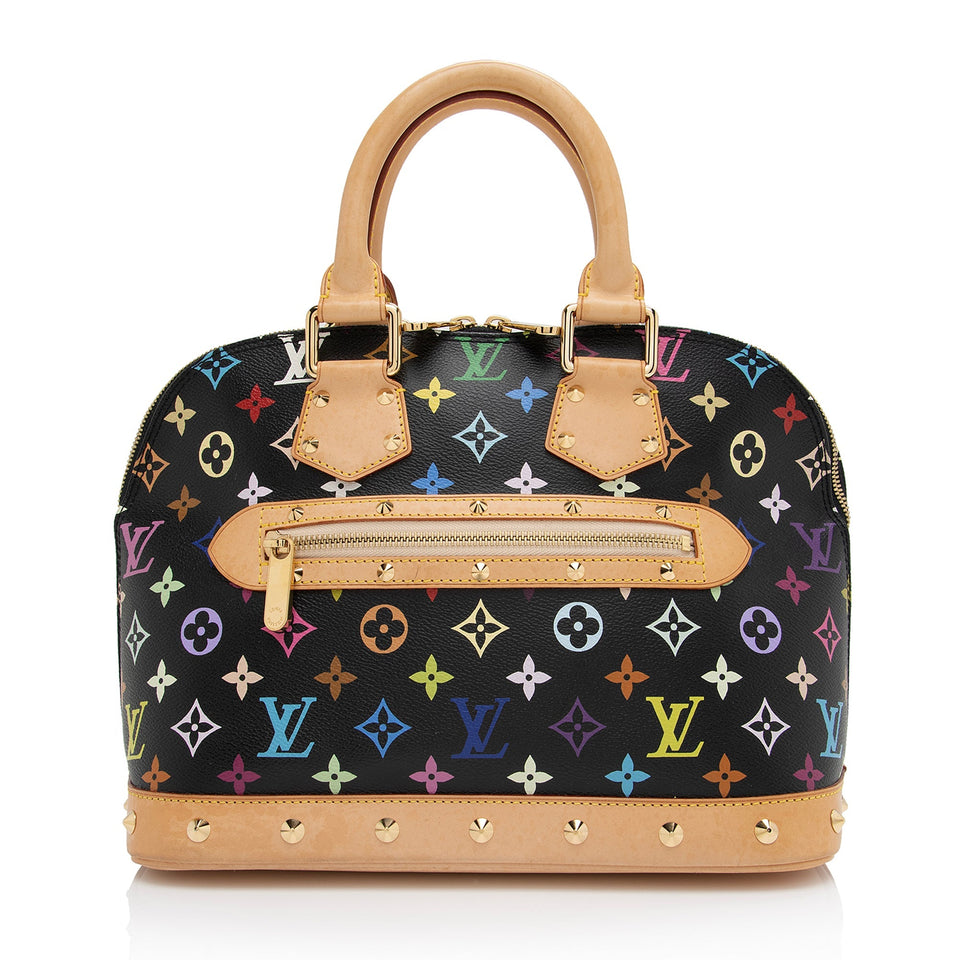 Louis Vuitton Monogram Multicolore Alma Satchel (SHF-QnpUns)
