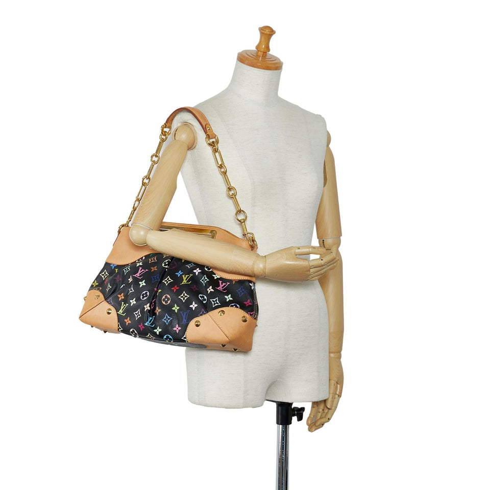 Louis Vuitton Monogram Multicolore Judy MM (SHG-0uyJWg)