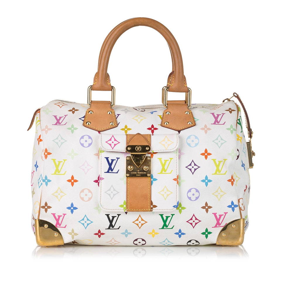 Louis Vuitton Monogram Multicolore Speedy 30 (SHG-36315)