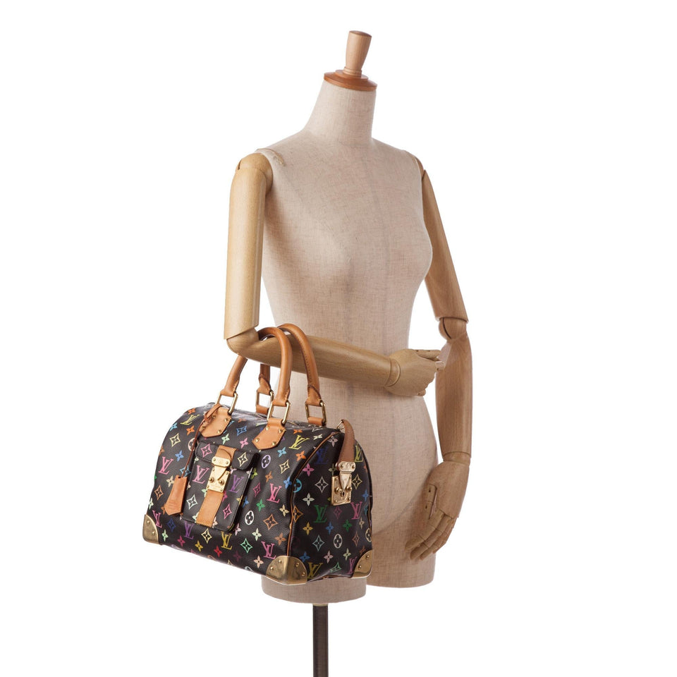 Louis Vuitton Monogram Multicolore Speedy 30 (SHG-3AAV55)