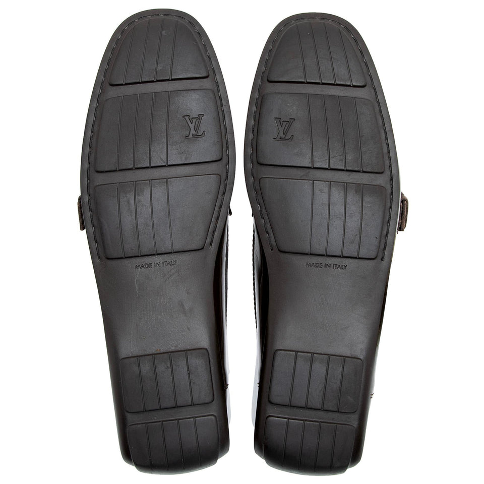 Louis Vuitton Monogram Patent Leather Loafers - Size 10 / 40 (SHF-22977)