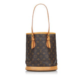 Louis Vuitton Monogram Petit Bucket (SHG-7TTln9)