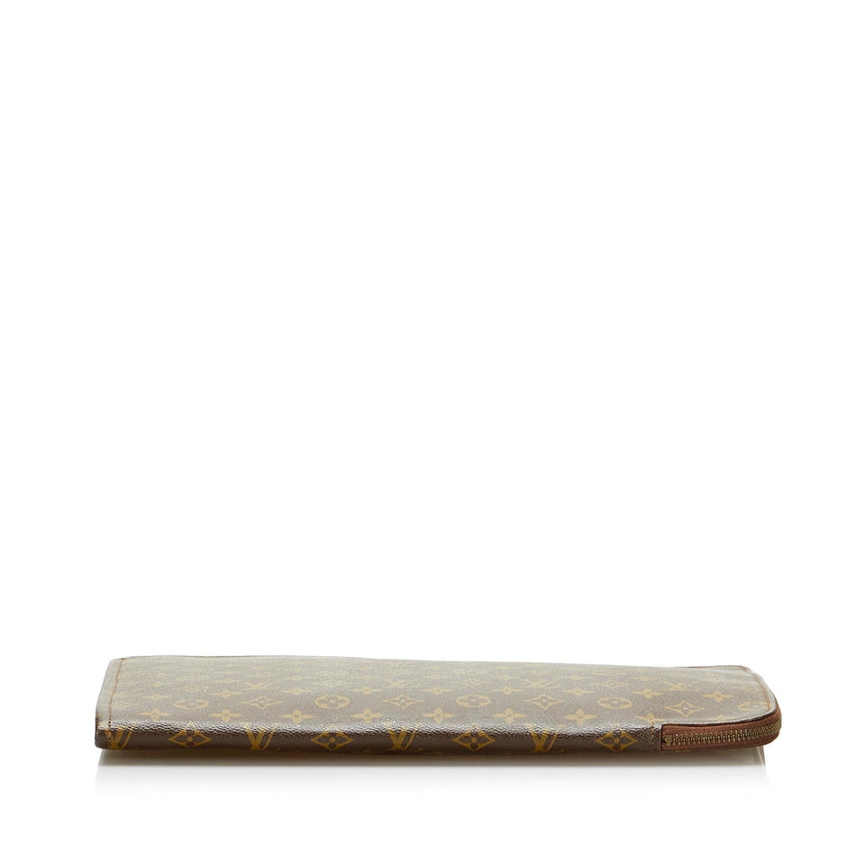 Louis Vuitton Monogram Poche Documents Portfolio (SHG-75tMK5)