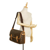 Louis Vuitton Monogram Sac Gibeciere GM (SHG-X8pgl5)