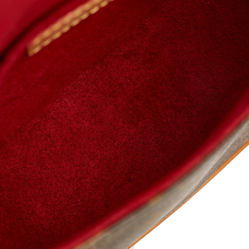 Louis Vuitton Monogram Sac Tambourine (SHG-36739)