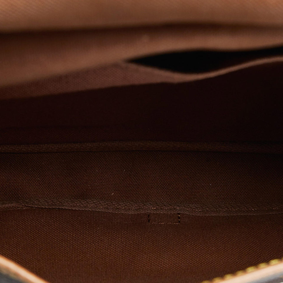 Louis Vuitton Monogram Saumur 25 (SHG-cCilKm)