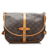 Louis Vuitton Monogram Saumur 30 (SHG-gTD124)