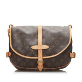 Louis Vuitton Monogram Saumur 30 (SHG-MDYoCb)